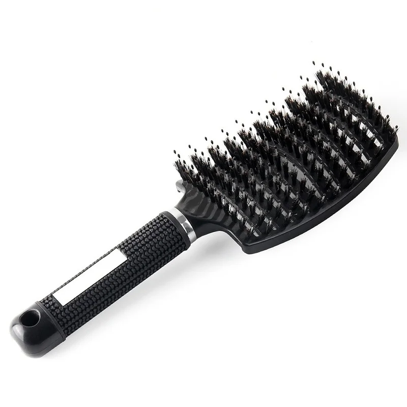 Boy Girl Curved Comb Bristle Massage Comb Curly Hair Styling Hairgrooming Baby Adult Hair Brush Hairdressing Accessories baby hair comb hair brush comb