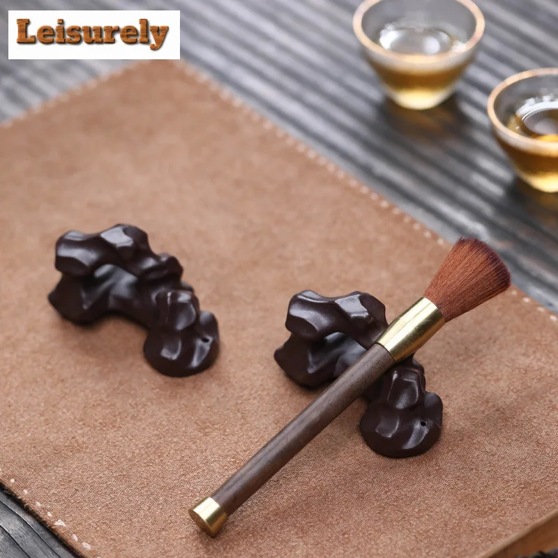 Taihu Lake Stone Zisha Penholder Tea Pet Boutique Tea Games Tea Figurine Play Toys Tea Statue Ornaments Can Be Raised Supplies