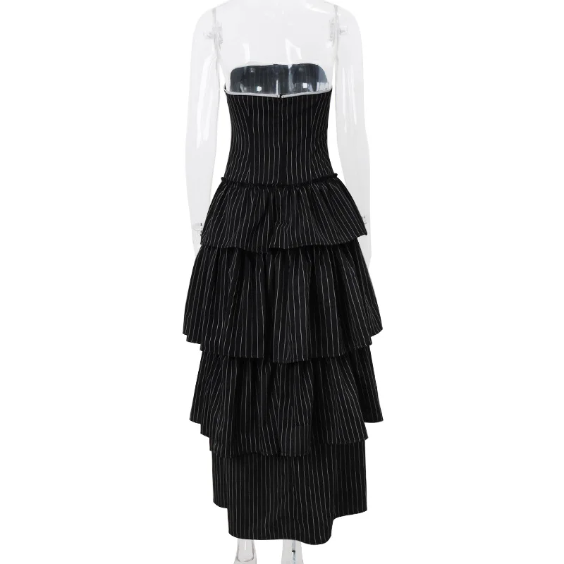 Side Slit Off Shoulder Dress For Women Sexy High Waist Bodycon Long Cupcake Dress Femme Party Elegant Slim Evening Dress