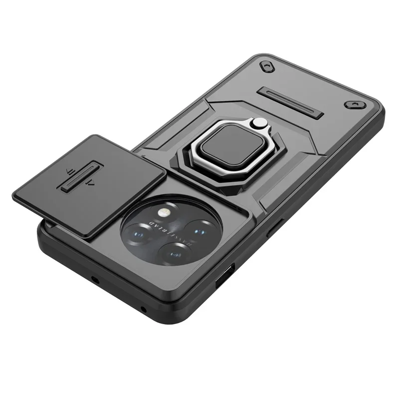 Camera Slide Case with Ring Grip Back Cover