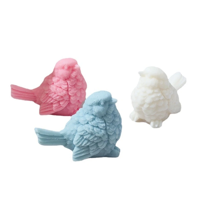 3D Nestling Shaped Silicone Mold for DIY Hand-made Ornaments Mould Handicrafts Making Tool Baking Mold