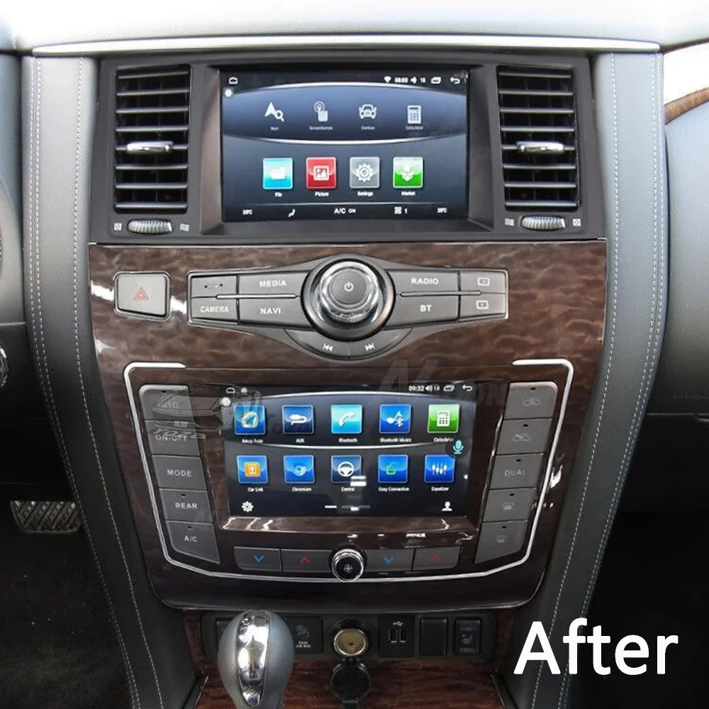 요자 카플레이 카라디오, 닛산 아르마다 패트롤 Y62 인피니티 QX56 QX80 2010-2020 용, 안드로이드 터치 스크린 멀티미디어 플레이어 내비게이션
