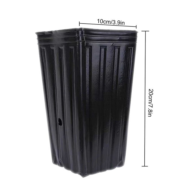 20-40Db Magas Fa Edények, Műanyag Mély Óvodai Treepótok, Palánta Virágnövény Tartály Edények Beltéri Kültéri Kerti Növényekhez - Image 6