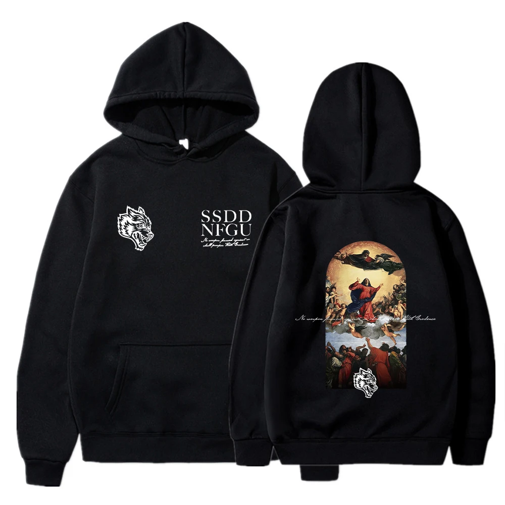 Mens Hoodies Fashion Warm Sweatshirt Graphical Print Hip Hop Hoodies Casual Pullovers Streetwear Spring Autumn New Hoody