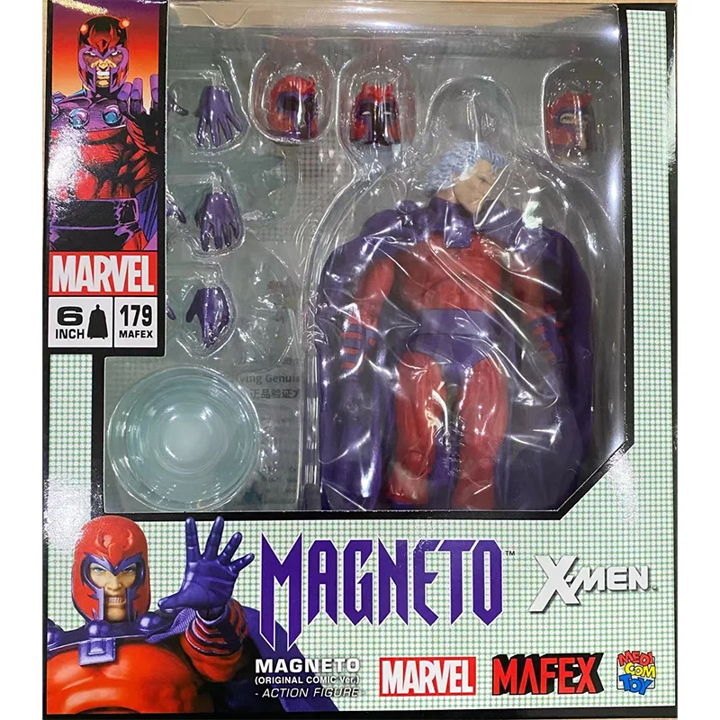 100% Original MAFEX 179 MAGNETO ORIGINAL COMIC Ver X-MEN In