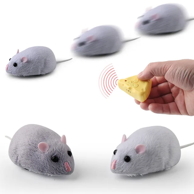 Electronic Remote Control Fake Rat Cat Toys Cat Accessories Electronic Mouse Novelty RC Funny Emulation Mouse Game 2