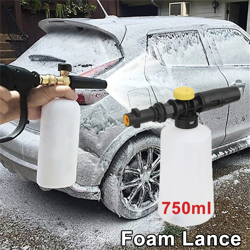 1/4 Inch Foamer Jet Bottle Adujustable Snow Foam Lance Cannon Washer Gun  Soap Generator High Pressure Car Washer for Karcher - AliExpress