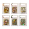 Vintage Golden Plant Flowers Stickers 5