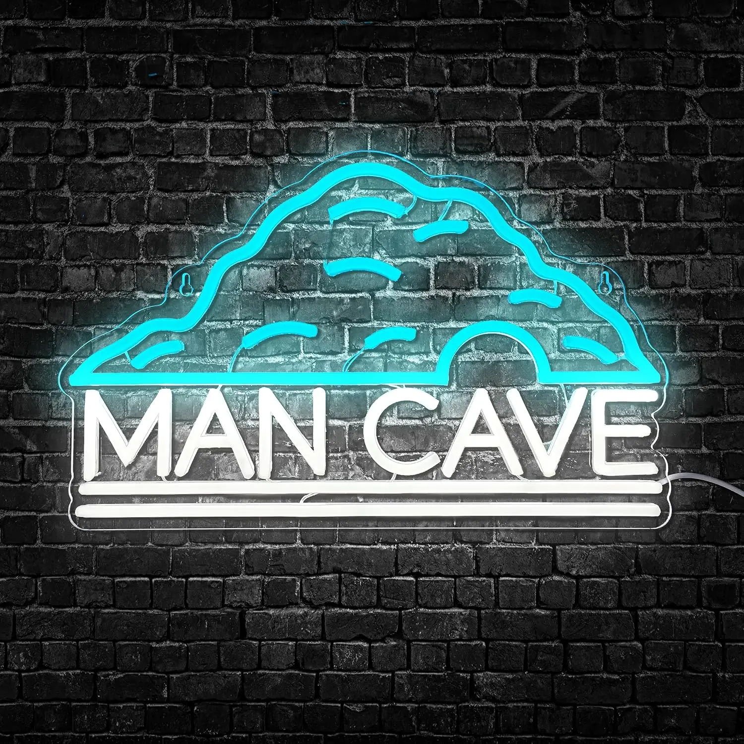 Man Cave Neon Sign for Man Cave Wall Decor Dimmable USB Powered Neon Light Sign for Bedroom Wall Party Gamer Room Birthday Decor