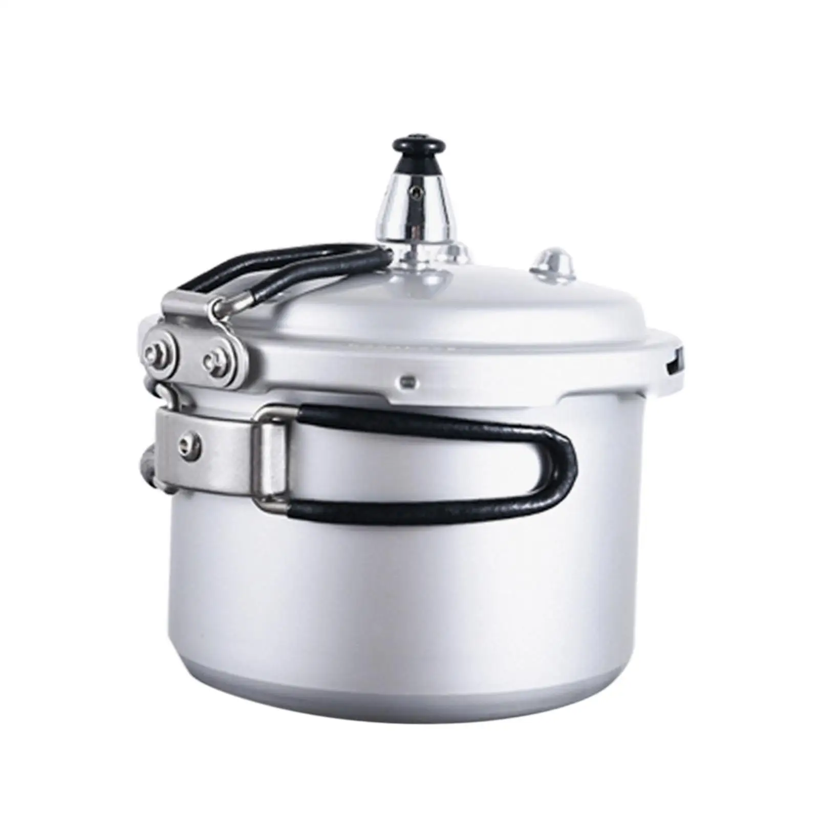 Camping pressure cooker with non-stick coating, for travel in the kitchen