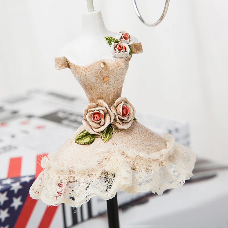 Elegant Jewelry Stand Mannequin Jewelry Holder Necklace Bracelet Anklet Display Storage Rotatable Jewelry Display Rack Decor