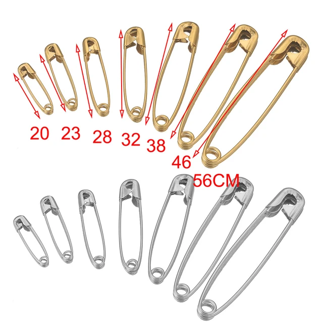 50-20pcs Stainless Steel Safety Pins DIY Sewing Tools Supplies Metal  Needles Large Safety Pin Small Brooch Apparel Accessories - AliExpress