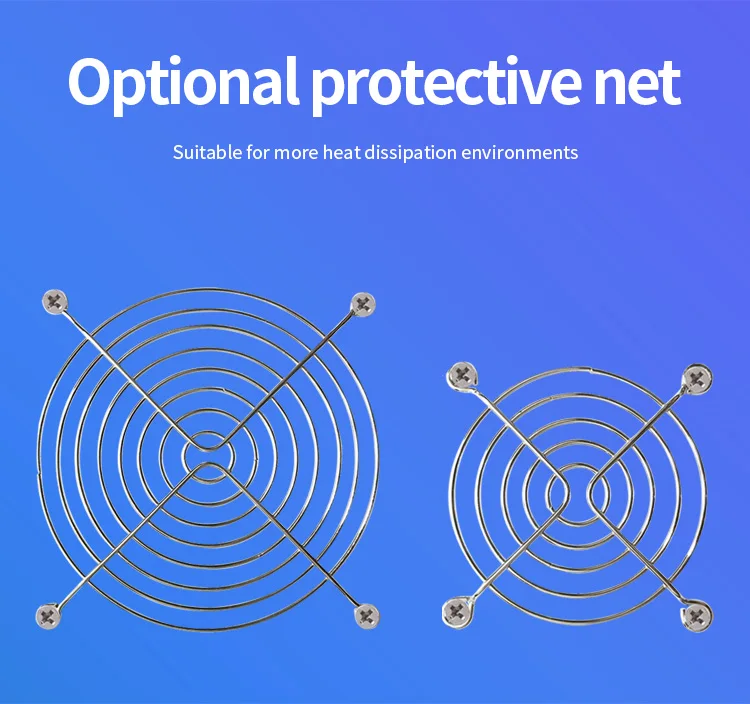 Description Picture 6 of itemTeucer USB Powered Computer PC Case Fan 120mm 5V Silent Chassis Cooler for Router TV Cat Cooling Screws Protective Net 8/12/14cm