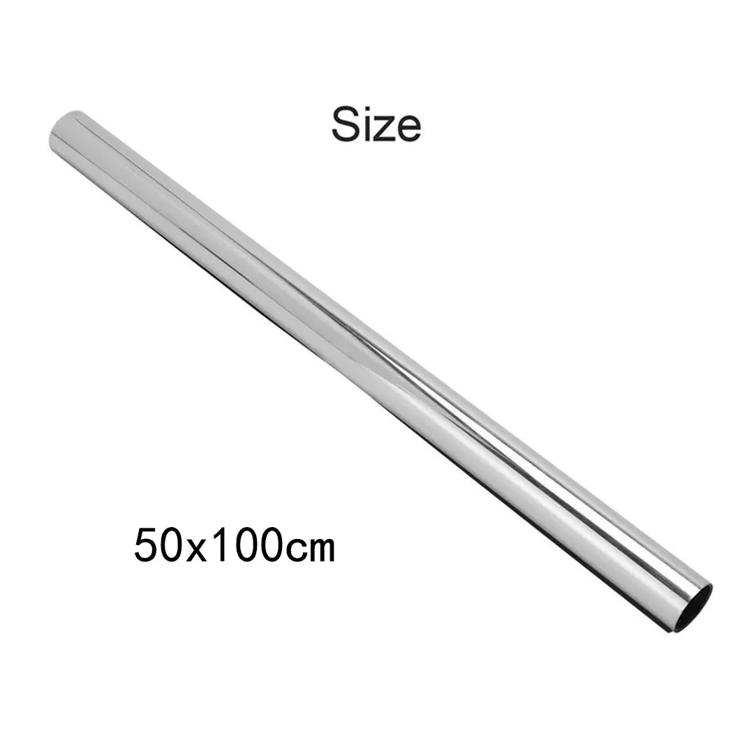 Window Privacy Film 1/2M Way Mirror Glass Self-Adhesive UV Reflective Heat Insulation Tint For Home Office Decor window film window privacy film window sticker