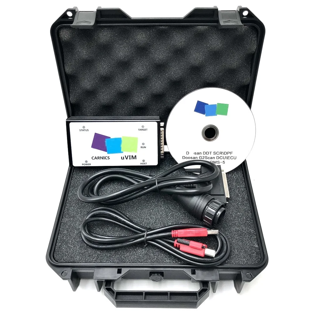 

Doos-an Da-ew-oo uVIM diagnostic tool excavator forklift engine fault scanner detection OBD interface DDT CARNICS SCR DPF DCU E