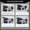 Waterproof Hard Case with Wheels and Customizable Foam, Interior Size 20.3x11.3x7.3 inch, Suitable for camera, lens, drone, mic, 4