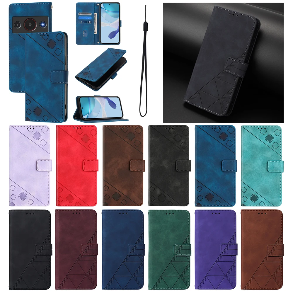 Leather Flip Card Holder Wallet Phone Case