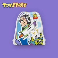 Anime Toy Story Backpack Girls Cartoon Woody Buzz Lightyear Student Nonwoven Drawstring Bag Kid Shower Supplies StorageBag Gifts 4