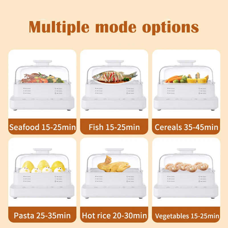 Electric steamer 110V American standard electric steamer 220V European standard steam pot automatic electric steamer box 3