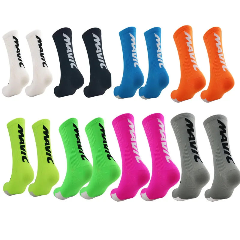 4 пары/компл. велосипедные носки, дышащие спортивные носки, женские и мужские носки для бега, носки для баскетбола и футбола, носки для пеших прогулок и велоспорта