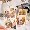 Mr. Paper, Landscape City Architecture Theme Stickers, Scrapbook Notebook Phone Case Diary Decorative Stickers Tape 200cm/roll 4