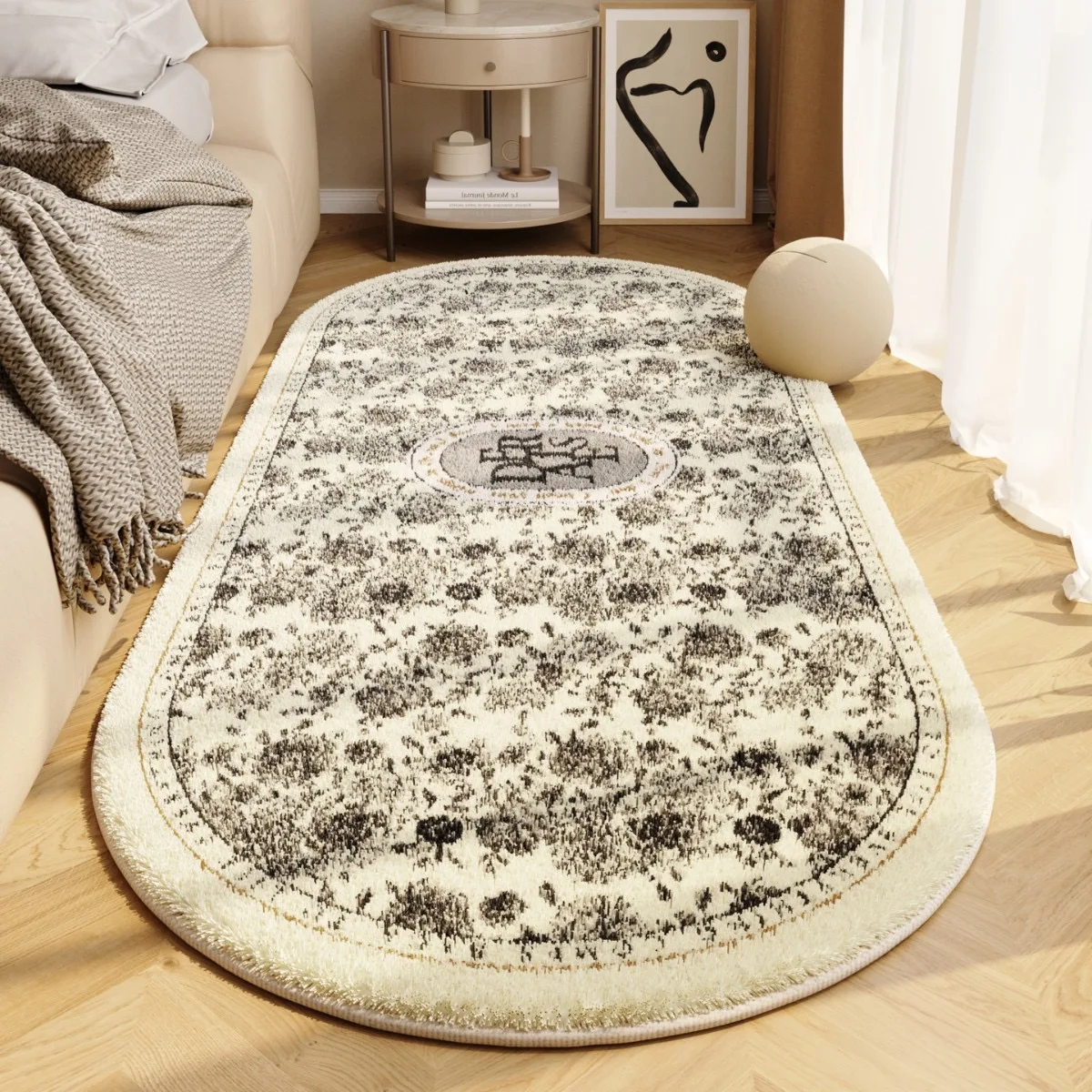 Cartoon Faux Cashmere Bedroom Carpet Home Living Room Study Plush Mats Bedside Carpet Window Mats 03 main image 0