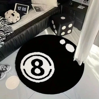 8-Piece Soft Fuzzy Billiards Carpet Set 2