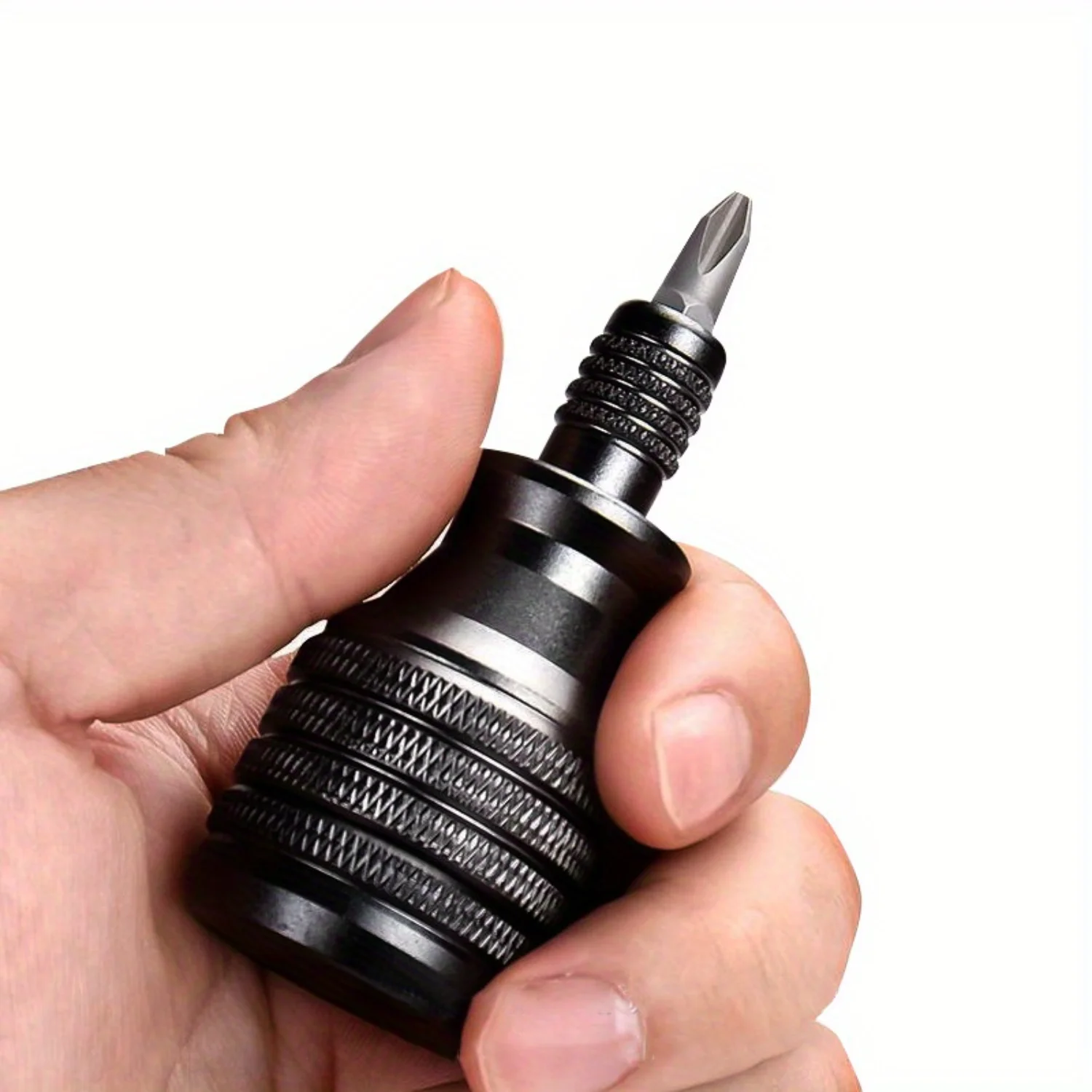 강력한 크로스, 다기능, 내구성이 뛰어난 S2 합금강을 갖춘 7-in-1 산업용 등급 드라이버 세트 - E용 배터리 프리 솔루션