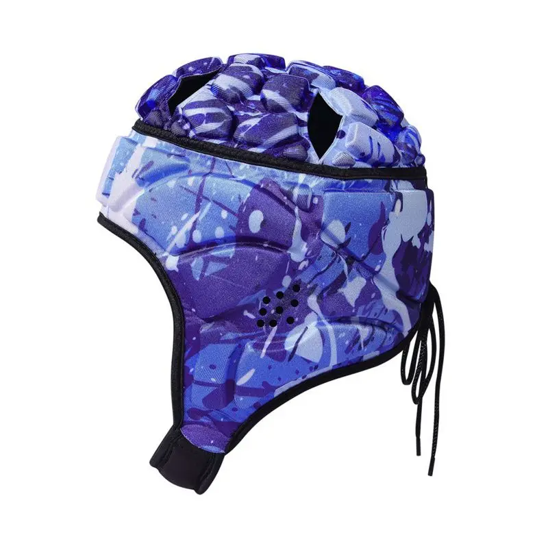Children Sports Headguard Adjustable Strap Helmet Headguard Protective Sports Knee Pads Children Playing Pitcher Training