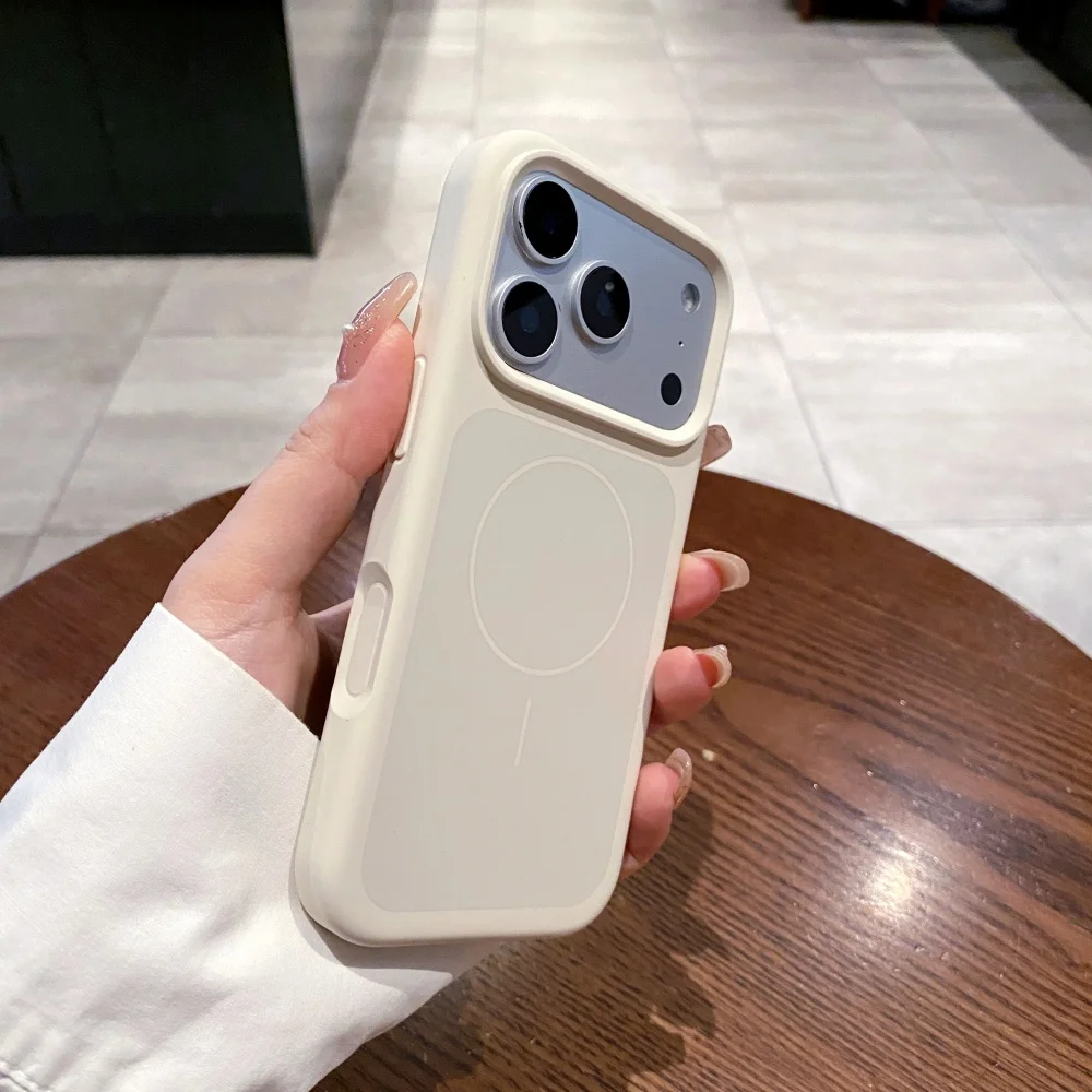 Premium Liquid Silicone Magnetic Wireless Charging Case - Skin-Feel Cover