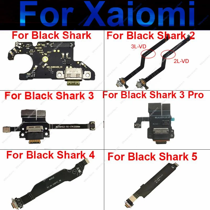 

USB-порт для зарядки Xiaomi Black Shark 2 3 4 5 Pro
