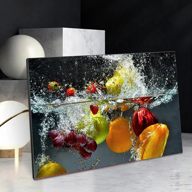 Dropship Framed Canvas Wall Art Decor Painting, Still Life Wine And Grape  Fruits On Table Oil Painting Style Decoration For Restaurant, Kitchen,  Dining Room, Office Living Room, Bedroom Decor-Ready To Hang to