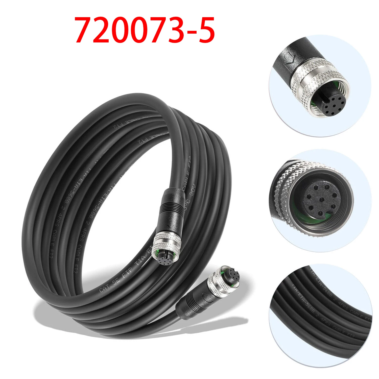 

Humminbird 720073-5 15 Foot Boat Ethernet Cable AS EC 15E 15ft Ethernet Cord Fit for Helix 15 12 10 9 8 7 and 1100 900 800 700