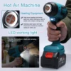 Cordless Electric Heat Gun Hot Air Machine Lithium Rechargeable Heating Equipment Home Power Tool with 3 Nozzles Hot Air Blower 5