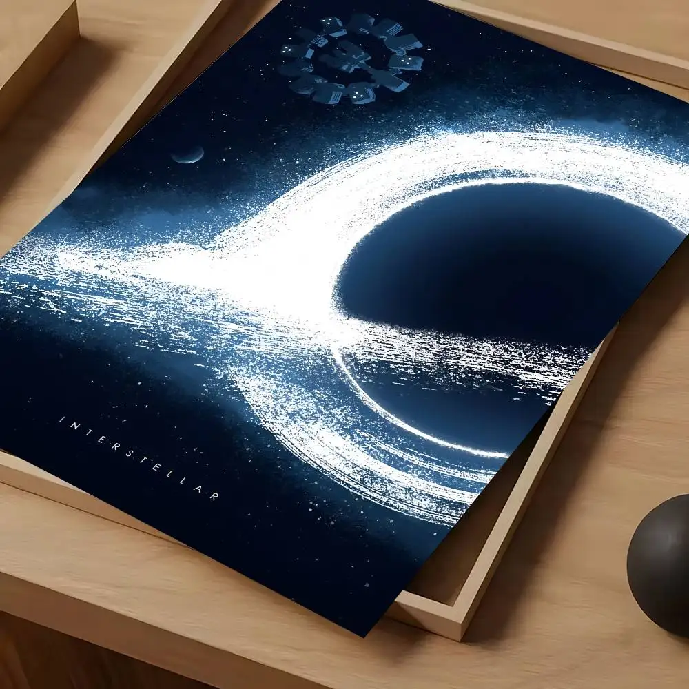 Film I-Interstellar Poster Wasserdicht Vintage Film Poster Hochwertige Wand Kunstdruck Für Zimmer Dekor Geschenk – Detail 9