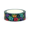 NEW 1PC 10M Decor Colorful Flower Leaves Washi Tape for Scrapbooking Journaling Adhesive DIY Masking Tape Cute Stationery 2