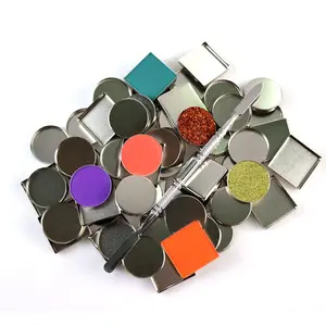 20Pcs Empty 26mm Metal Pans Make Up Tins Eyeshadow Blush Lipstick Organizer for Magnetic Cosmetic Palette