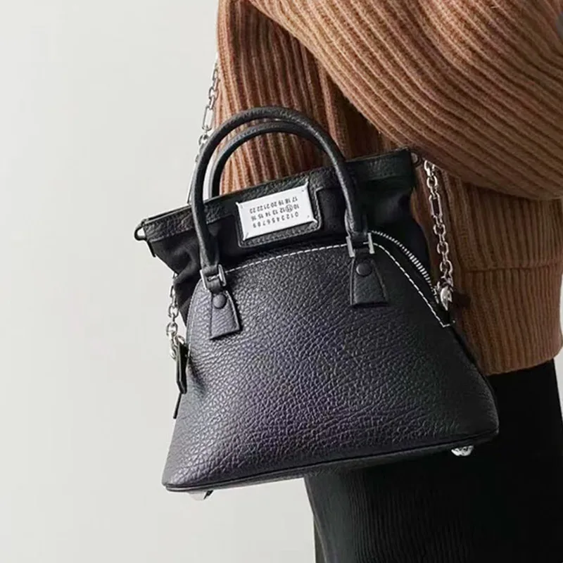 

Fashion Woman Shoulder Bag Girl Shell Bag Genuine Leather Lady Handbag Diagonal Crossbody Bag Female Chain Bag
