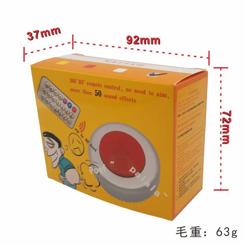 Hilarious Prank Fart Machine: 30 scenario sounds + wireless remote, instantly sparks laughter at gatherings, adult stress relief