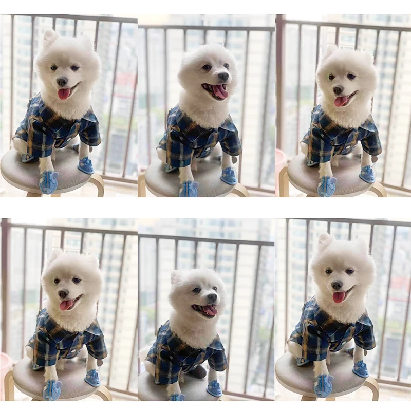 Title 13, 4PCS/Set Non-slip Summer Cool Dog Shoes Breatha...