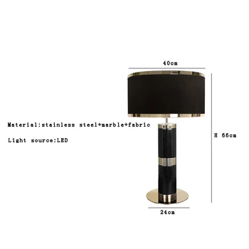 Vintage Marble Table Lamp 7
