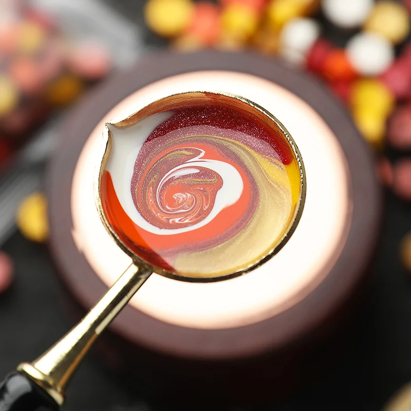 Sealing Wax Beads Seal Wax 100 PCs Mix Color Sealing Wax Wedding Birthday Party Invitation Decoration Seal Wax Beads Retro Envelope Sealing