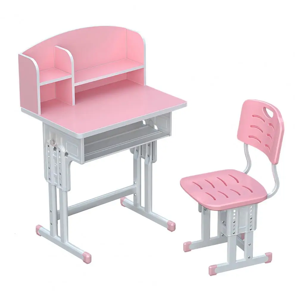 Wooden Kids Study Desk and Chair Set 3