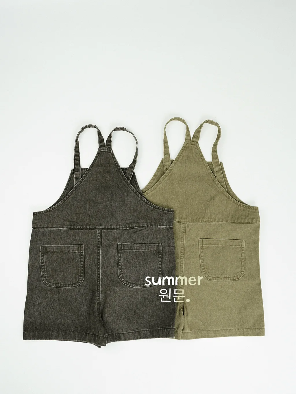 2025 Summer New Cute Bear Embroidery Girls Jeans Overalls Loose Children Sling Pants Kids Boys Denim Strap Shorts Baby Clothes