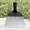Steel Flat Shovel Multi-Functional Garden Scraper Shovel Rust Resistant Weed Cleaning Shovel for Gardening Weeding Transplanting 3