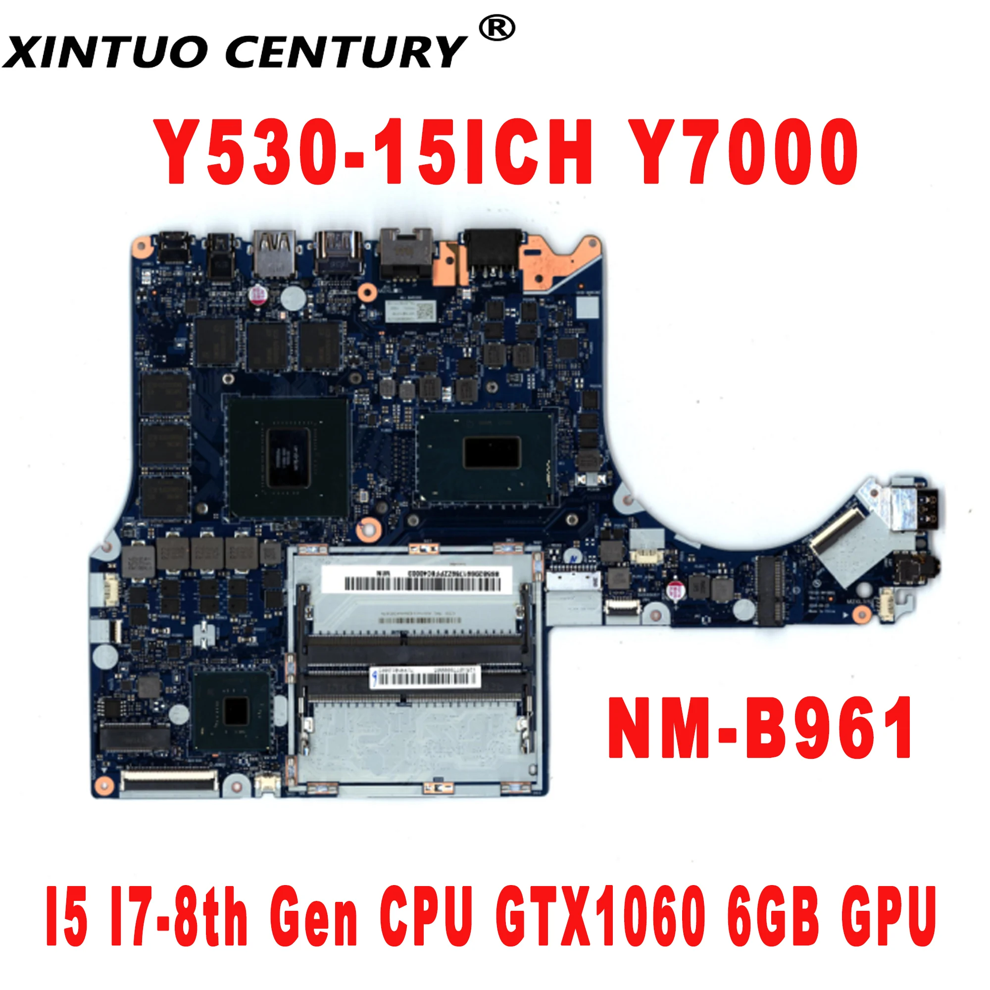 

FY510 оригинальная материнская плата для ноутбука Lenovo легиона, материнская плата для ноутбука с Φ GTX1060 6 ГБ DDR4 100%, протестированная работа