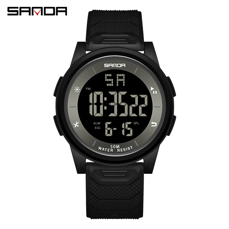 

Sanda New promotion Electronic Form Movement Nightlight Fashion Trend Personality Male and Female Middle School Students watch