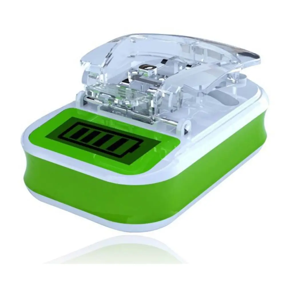 Universal Battery USB Charger with LCD Indicator Screen US / EU Plug Charging Adapter For Removable Phone Battery