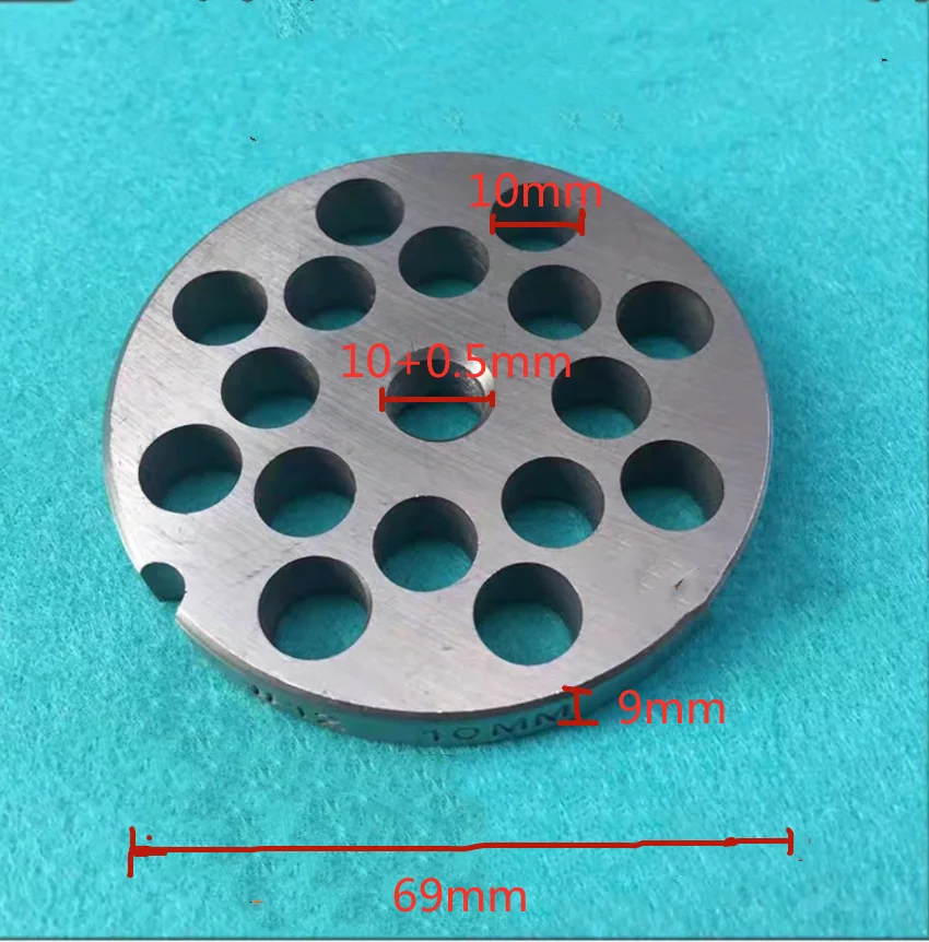 Type 12 electric meat grinder stainless steel orifice blade round knife meat plate meat grate sieve plate