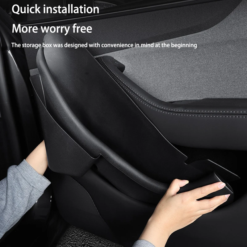 Premium Door Side Storage Box - Front & Rear Interior Organizer Accessories